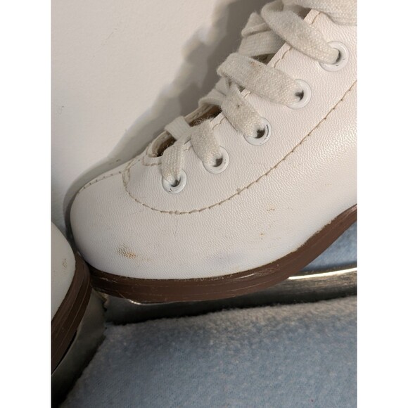Jackson Glacier 120 White Figure Ice Skates Youth Size 12 Beginner Recreational - Picture 6 of 10